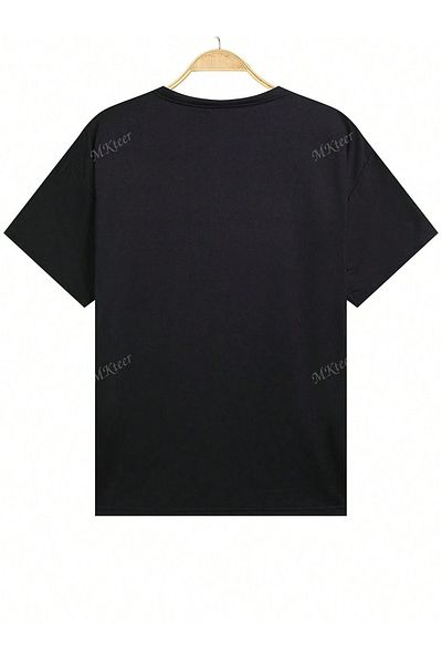 PALPİTO Tricou oversize cu imprimeu cu fluturi negru pentru femei