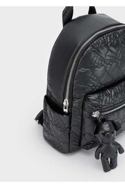 MAYORAL Kalp Desenli Sırt Çantası - Siyah