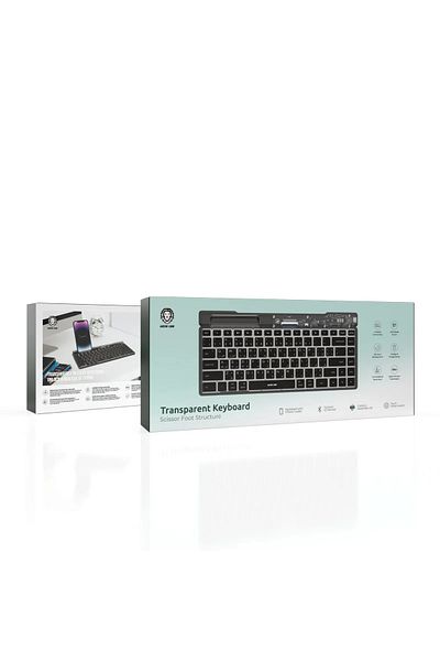 Green Lion - Transparent Keyboard - Black