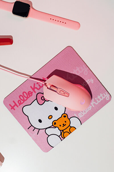 Rampage Pink Baby Set, Rampage SMX-G68 Spear 7200dpi Rgb Ledli (Makrolu) Mouse+Hello Kitty 23x18 Mouse Pad