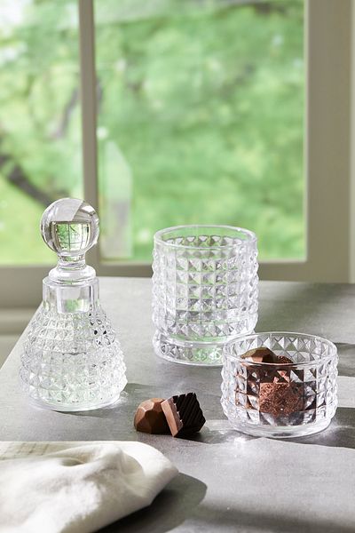 Glamis Selen Concept Vera Premium 4 Piece Handmade Glass Whiskey Set with Gift Box