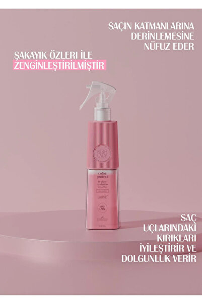 NISHLADY Çift Fazlı Renk Koruyucu Bakım Sprey / Fön Ve Maşadan Açılan Boyalara Karşı Yüksek Koruma