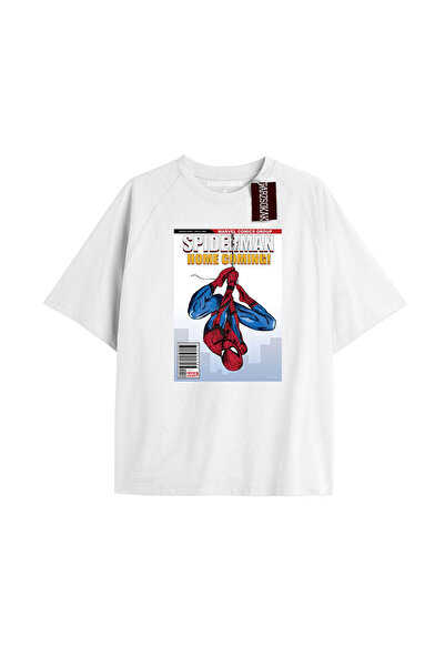 TIMESWASTINGIRL Tricou Spider-Man cu imprimeu de ziar Model No Way Home