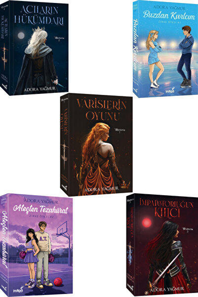 İndigo Kitap İndigo Kitap Varislerin Oyunu Adora Yağmur 5 Kitap Set (KARTON K...