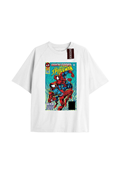 TIMESWASTINGIRL Tricou Spider-Man cu imprimeu de ziar Model No Way Home