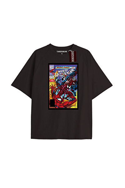 TIMESWASTINGIRL Spider-Man Gazete baskı Model No Way Home Tshirt