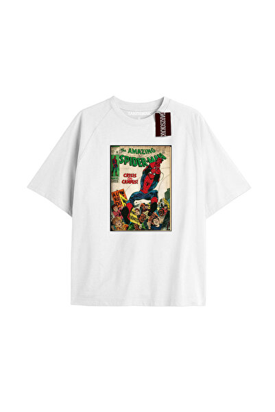TIMESWASTINGIRL Tricou Spider-Man cu imprimeu de ziar Model No Way Home