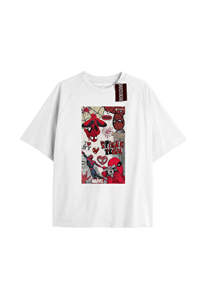 TIMESWASTINGIRL Tricou Spider-Man cu imprimeu de ziar Model No Way Home