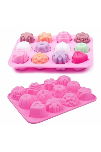 Siliko World Silicone Multiple Pattern Cake Muffin Chocolate Candle Ice Mold