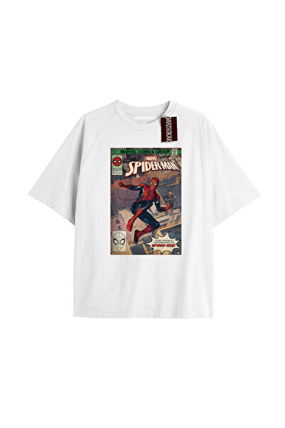 TIMESWASTINGIRL Tricou Spider-Man cu imprimeu de ziar Model No Way Home