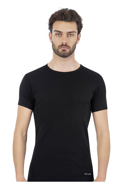 Pierre Cardin Men's Regular Fit Double Rib T-Shirt - L1.Pc.004.0A.12.15