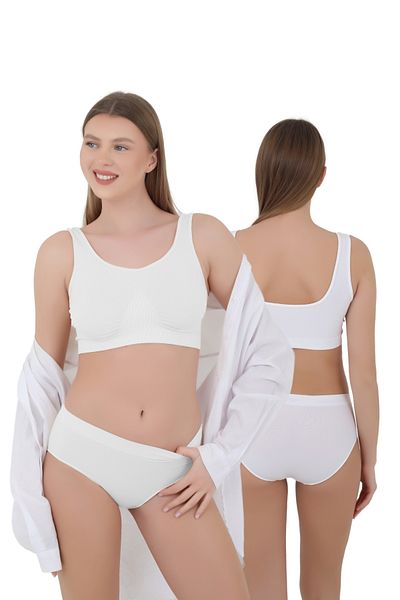 CNT Γυναικεία εσώρουχα Bato Micro Fiber High Waist - Συσκευασία 1 (Μαύρο, Λευκό, Χρώμα δέρματος)