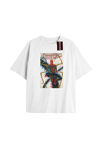 TIMESWASTINGIRL Spider-Man Gazete baskı Model No Way Home Tshirt