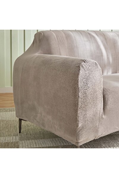 Home Box Veloura Velveteen 2-Seater Sofa Cover - 135-175 cm