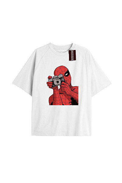 TIMESWASTINGIRL Tricou Spider-Man cu imprimeu de ziar Model No Way Home