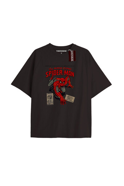 TIMESWASTINGIRL Spider-Man Gazete baskı Model No Way Home Tshirt