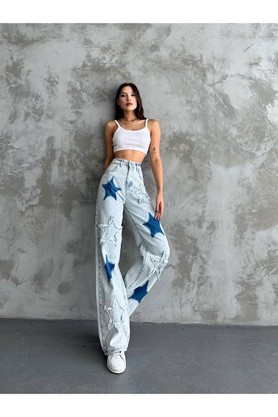 DENİKK TREND Y2K STAR DESIGN ΦΑΡΜΑ ΤΖΙΝ ΠΑΝΤΕΛΟΝΙ