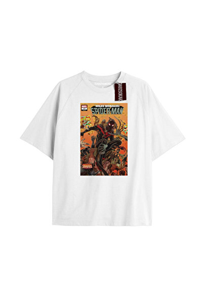 TIMESWASTINGIRL Spider-Man Gazete baskı Model No Way Home Tshirt
