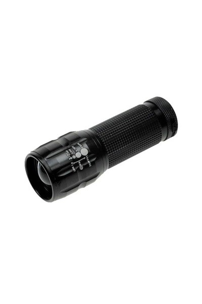 kar-bul Kaliteli Metal  Zoomlu Pilli  Led El Feneri Ve Kamp Keneri