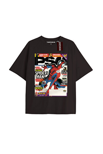 TIMESWASTINGIRL Tricou Spider-Man cu imprimeu de ziar Model No Way Home