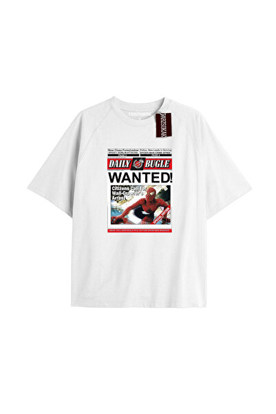 TIMESWASTINGIRL Tricou Spider-Man cu imprimeu de ziar Model No Way Home