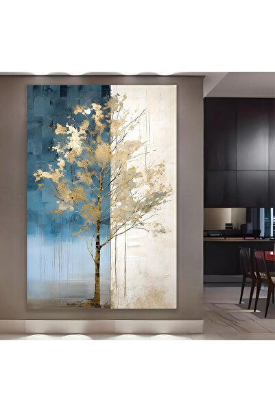 EMYA HOME Tablou pe pânză cu copac de toamnă