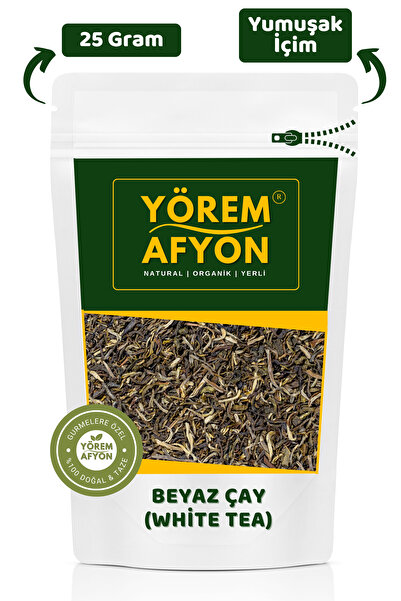 Gülçehre Özenle Filizleri Elle Toplanmış Güneşte Kurutulmuş %100 Doğal Beyaz Çay {Camelia Sinensis} | 25Gr.