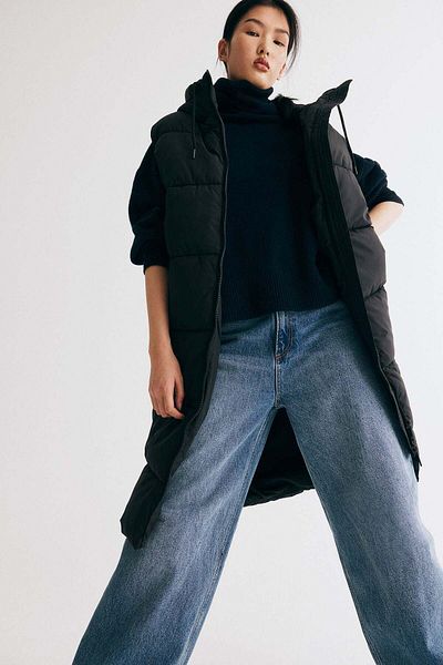 H&M Hooded puffer gilet