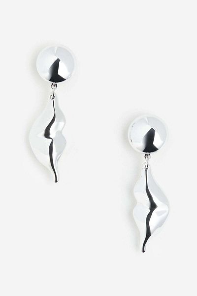 H&M Lip-shaped clip earrings