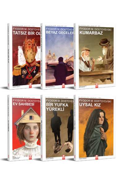 Kızıl Panda Yayınevi Dostoyevski Seti 6 Kitap