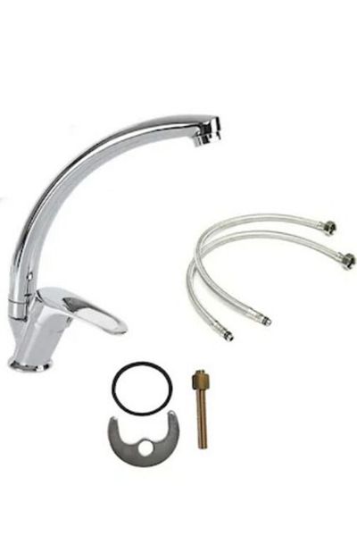 Vatan Kerim Water Armatures Mix Swan Guarantee Faucet Mixer Kitchen Sink (Double Water Inlet) 40 Cartridges