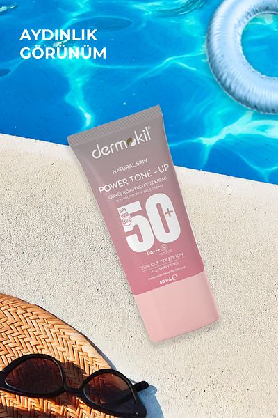Dermokil Power Tone-Up 50+Spf Sunscreen Face Cream