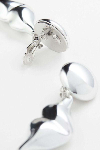 H&M Lip-shaped clip earrings