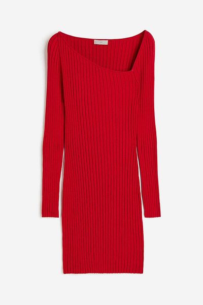 H&M Rib-knit bodycon dress