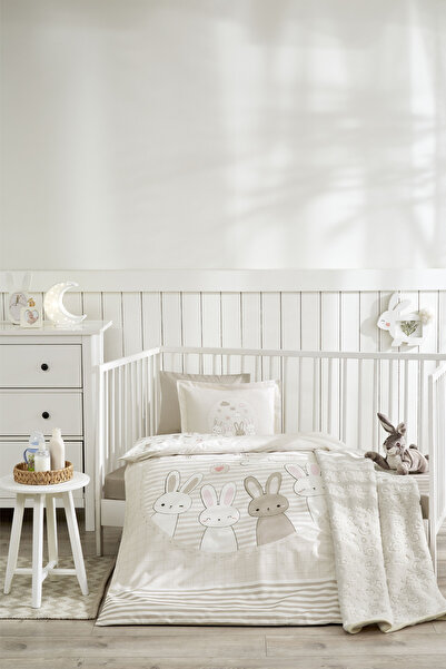 Özdilek Σετ Παπλωματοθήκη Hello Rabbit με κουβέρτα