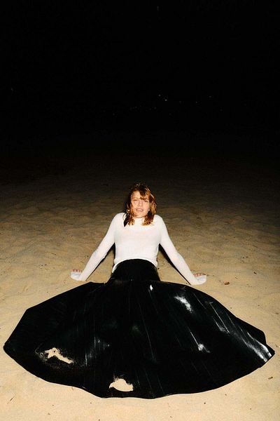H&M Flared coated skirt
