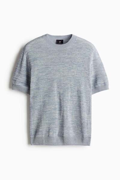 H&M Regular Fit Fine-knit T-shirt