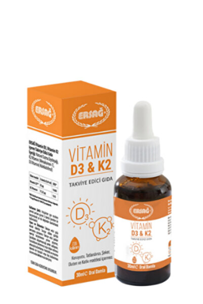 Ersağ Vitamin D3-k2 30 Ml.