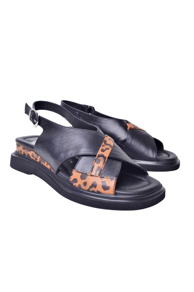 ALBİNİ Γυναικεία Δερμάτινα Σανδάλια Albini 25700175Y