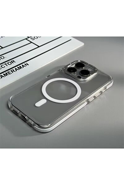 DGN İphone 14 Pro Max Uyumlu Kılıf Magsafe Özellikli Kamera Çerçeve Korumalı ...