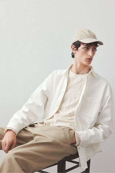 H&M Loose Fit Denim shirt