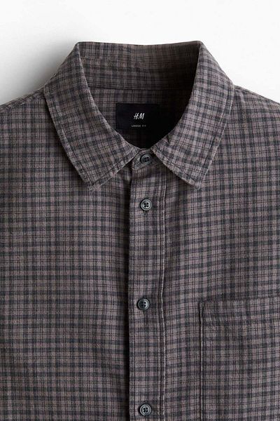 H&M Loose Fit Flannel shirt