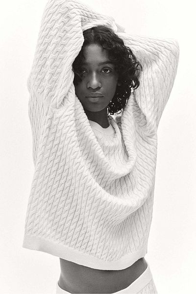 H&M Cable-knit cashmere-blend jumper