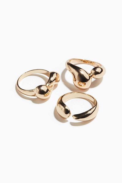 H&M 3-pack rings