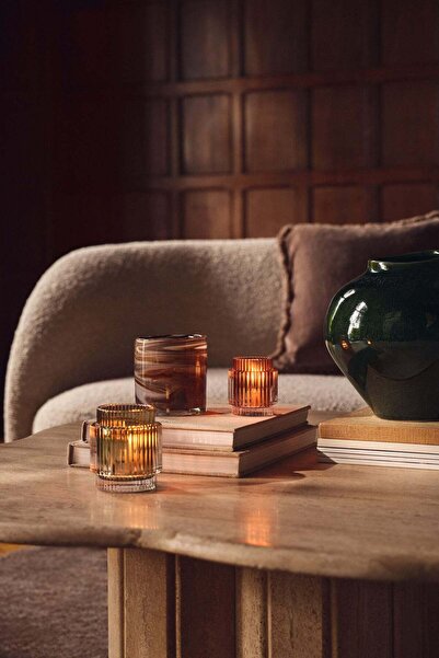 H&M حامل شموع زجاجي