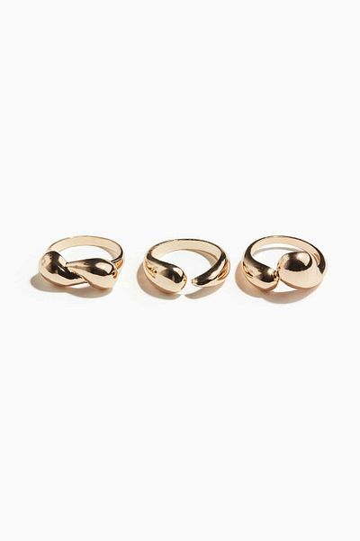 H&M 3-pack rings