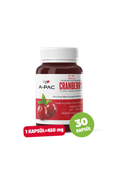 Kızılcık Sepeti A-pac Cranberry Turna Yemişi Kızılcık Ekstresi Vitamin C 450 ...