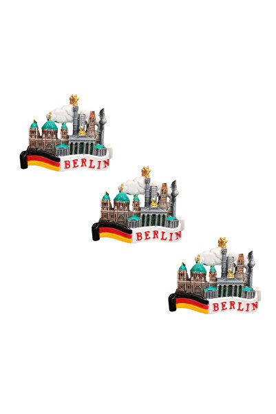 Vera Buzdolabı Magneti - 3 Adet Berlin Magneti