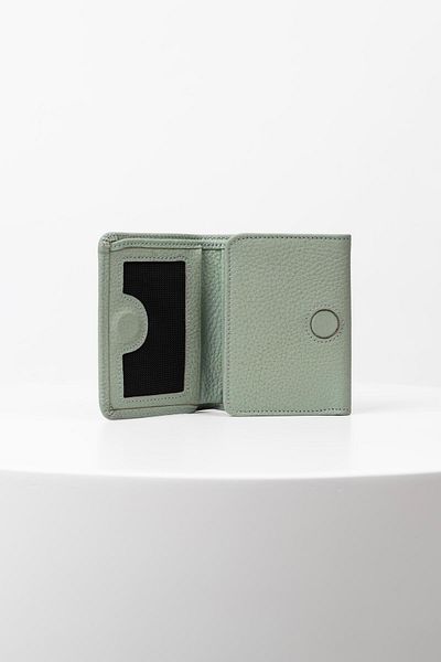 BAYDERİ Portofel pentru bărbați din piele naturală Olis cu închidere cu magnet cu protecție RFID