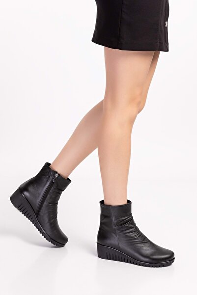 Gondol Kadın Hakiki Deri Kaymaz Dolgu Topuk Taban Esfa.2001